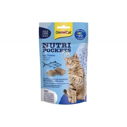 GimCat Nutri Pockets – Friandises chat au thon 60 g