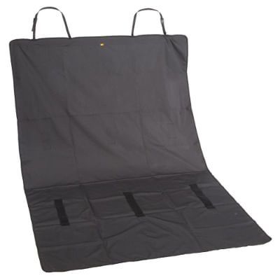 Housse de protection coffre de voiture pour chien, noire