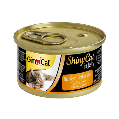 GimCat ShinyCat – Boîte chat thon et poulet 70 g – La Passion Canine Maroc