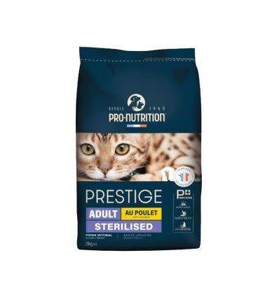 PRO-NUTRITION PRESTIGE POUR CHAT ADULT STERILISED AU POULET 2KG