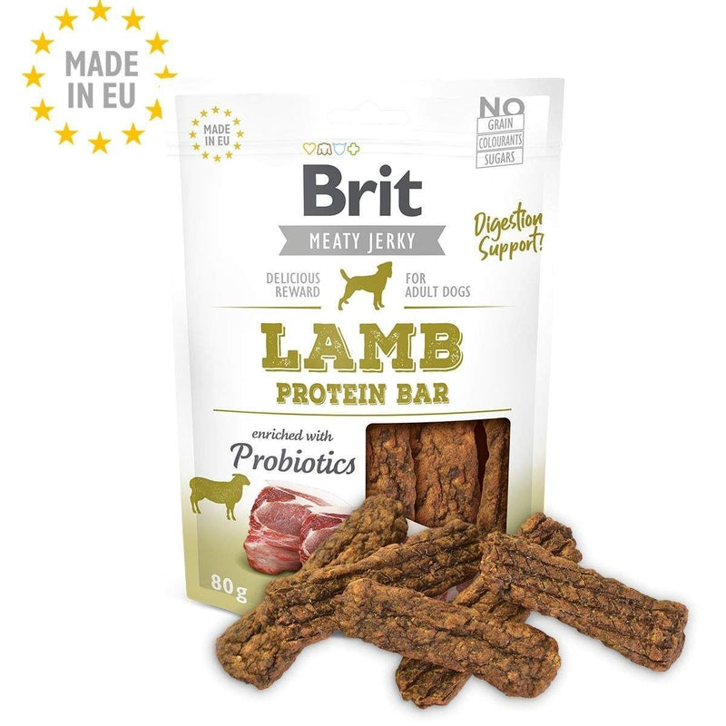 Brit – Friandises chien adulte poulet et agneau 80 g