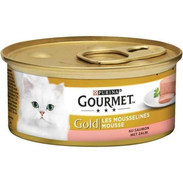 Gourmet Gold – Pâtée chat au saumon 85 g