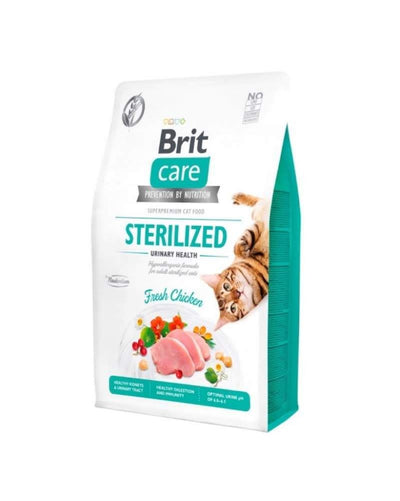 Brit Care Cat Grain-Free Sterilized Urinary – Croquettes chat 7 kg – La Passion Canine Maroc