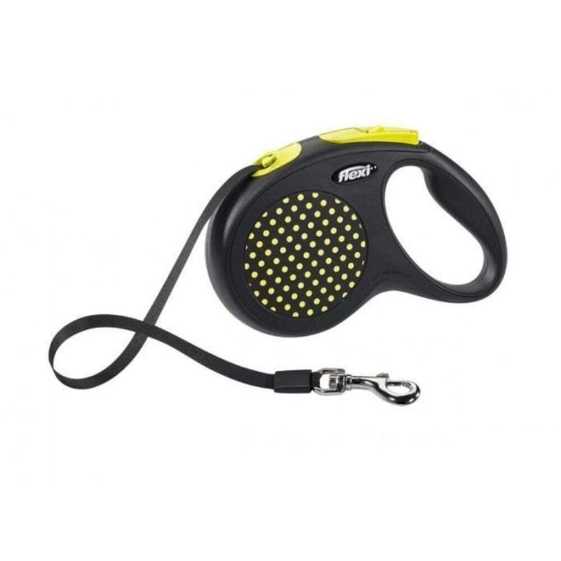 flexi taille M NOIR ET JAUNE 5M