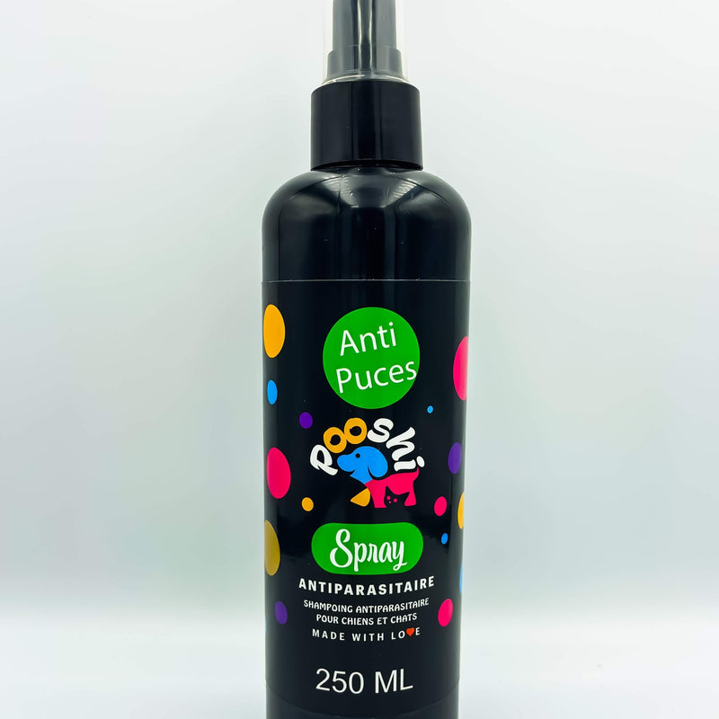 Pooshi – Spray antiparasitaire chien et chat 250 ml
