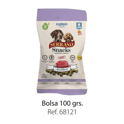 SERRANO SNACKS POUR CHIEN BEEF 100G