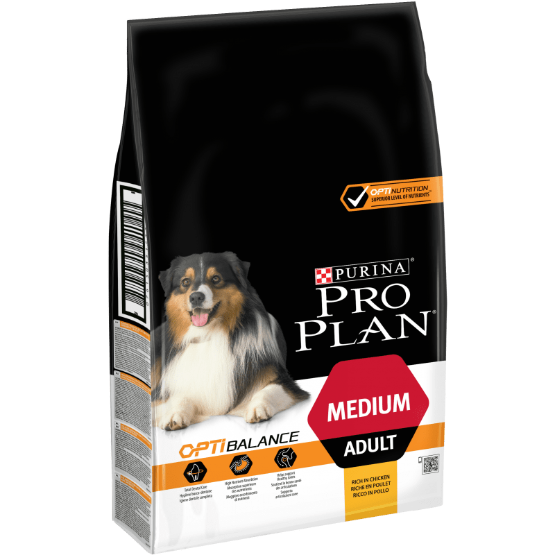 Purina Pro Plan Medium Adult – Croquettes chien adulte race moyenne 14 kg