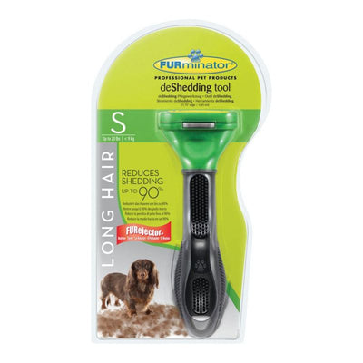 Furminator – Brosse déshédding petit chien poil long taille S – La Passion Canine Maroc