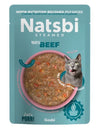 Natsbi – Aliment humide pour chat adulte au bœuf 80 g