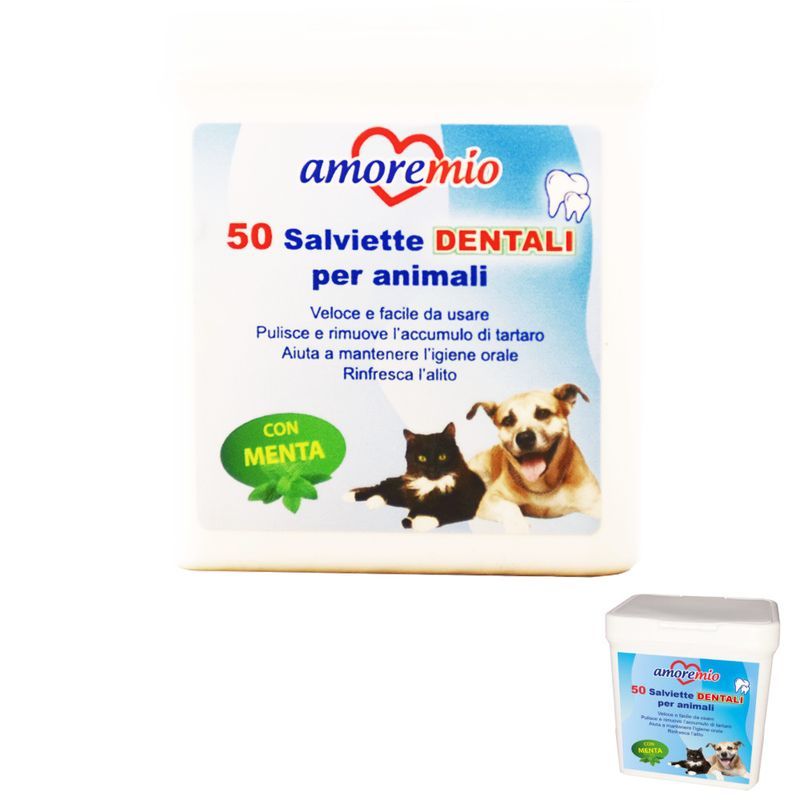 Amoremio - LINGETTES D√âSINFECTANTES POUR DENTS 50 PCS