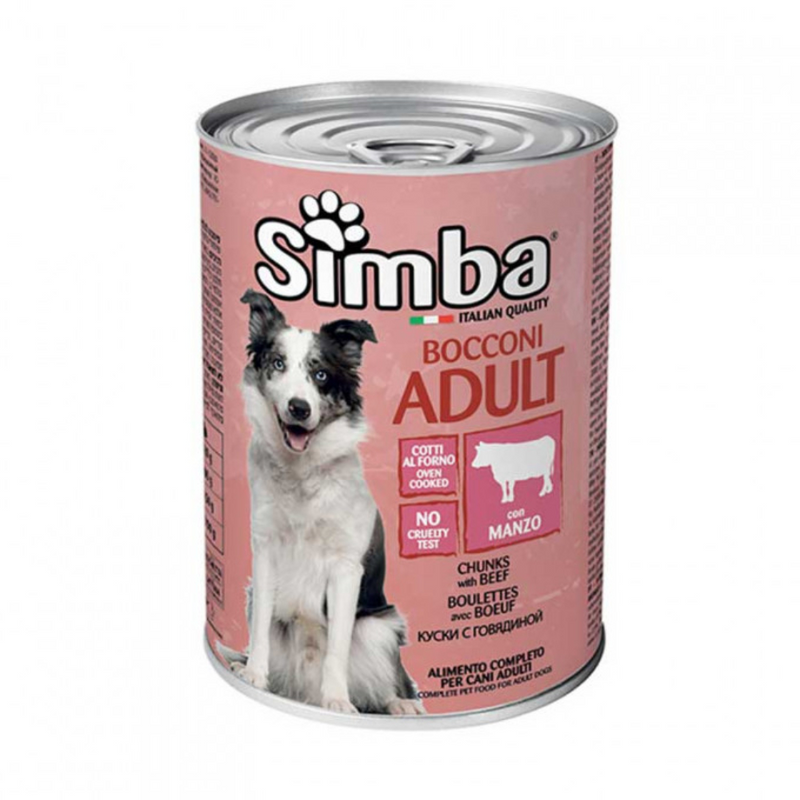 Simba boulette chien a base d'agneau 1230 g