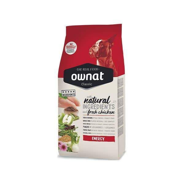 Ownat Classic Energy – Croquettes chien adulte actif au poulet 4 kg