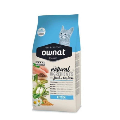 Ownat Classic Kitten – Croquettes chaton 4 kg – La Passion Canine Maroc