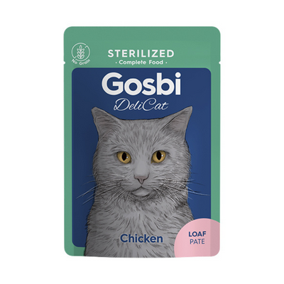 Gosbi DelicCat – Pain de viande au poulet pour chat 70 g – La Passion Canine Maroc
