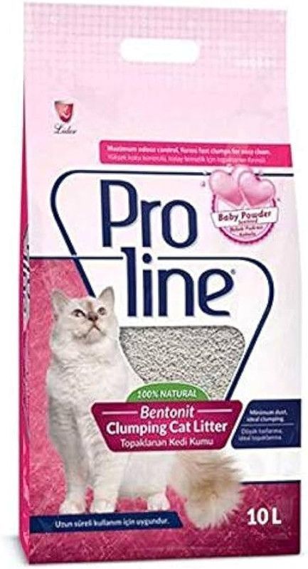 Proline – Litière pour chat parfum Baby Powder 20 L