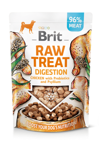 Friandise Brit Digestion. Friandise lyophilis√©e et garnitur au Poulet 40G