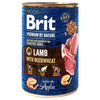 Brit Premium by Nature – Boîte chien à l'agneau 400 g