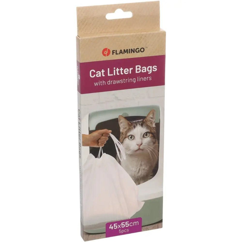 Sacs pour litière de chat, lot de 5