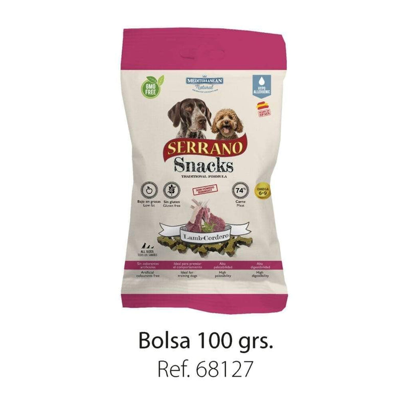 SERRANO SNACK POUR CHIEN LAMB 100G