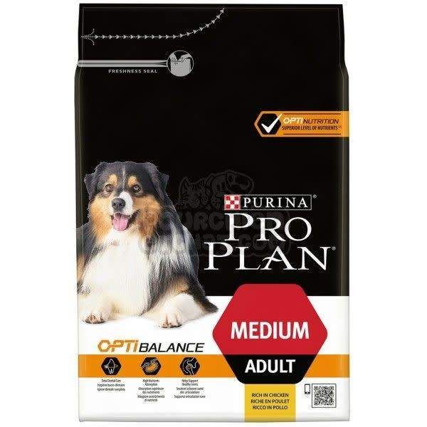 Purina Pro Plan Medium Adult – Croquettes chien race moyenne 3 kg
