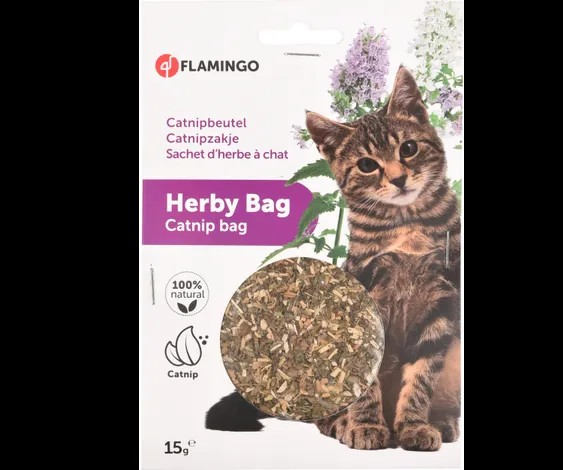 APPÂT OLLIE SACHET HERBE-AUX-CHATS BRUN CLAIR 15 G