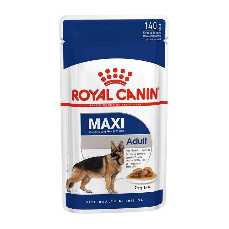 Royal Canin Maxi Adult – Pâtée chien adulte grande race en sauce 140 g