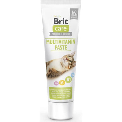 Brit Care Cat Multivitamin Paste – Pâte multivitaminée sans sucre 100 g – La Passion Canine Maroc