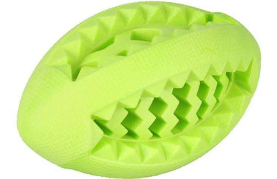 Flamingo Dina – Jouet chien rugby en mousse parfum menthe 13 cm – La Passion Canine Maroc