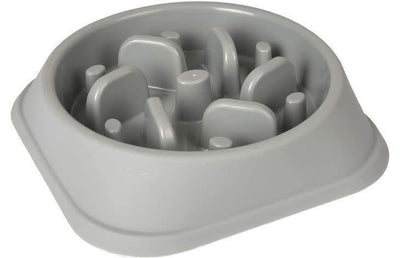 Gamelle anti-glouton Bobo pour chien gris – La Passion Canine Maroc