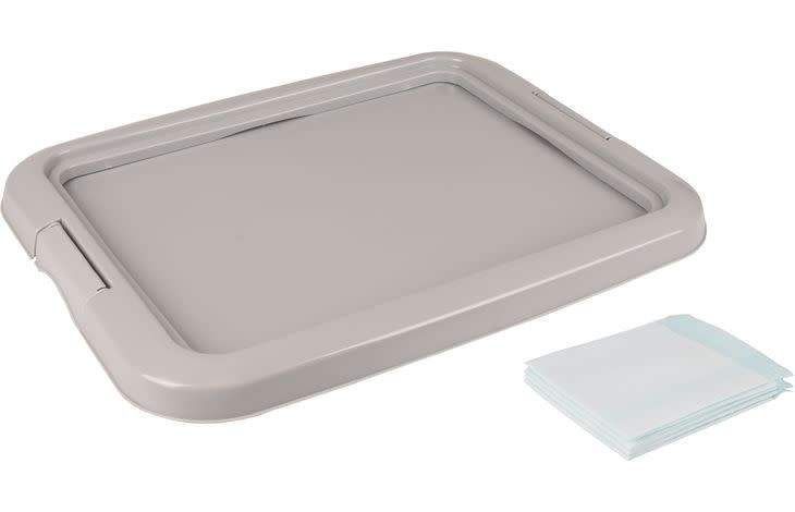 Flamingo Fifi – Support de tapis éducateurs gris taille M + 10 tapis
