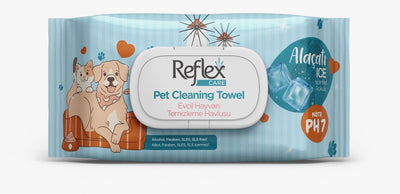 Reflex Care – Lingettes nettoyantes animaux parfum Alaçatı Ice x50 – La Passion Canine Maroc