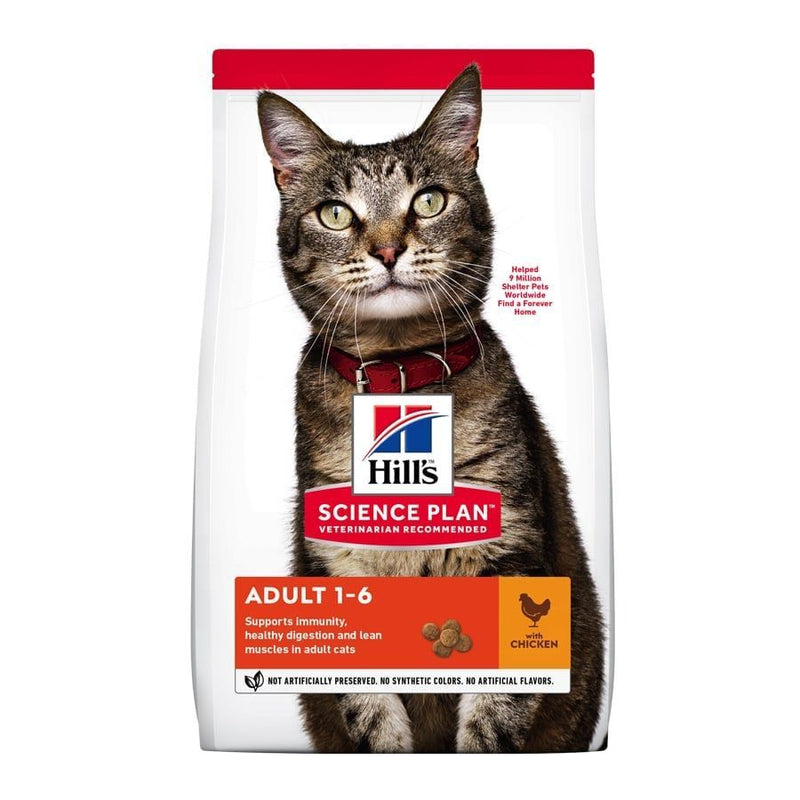 Hill's Plan scientifique Alimentation pour chats adultes, 1,5 kg