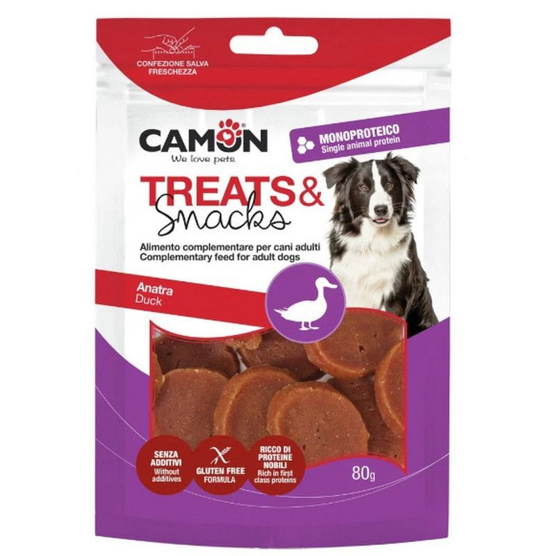Camon Dog Snack Ae500 Pi√®ces De Canard Gr.80
