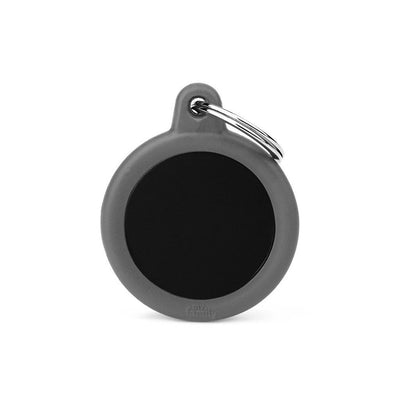 Aluminium Black Circle With Grey Rubber