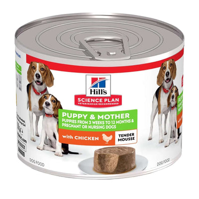 Hills Science Plan Mousse au Poulet pour Chiots ‚Äì M√®re 200g