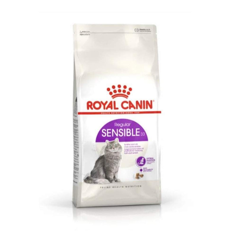 Royal Canin Sensible 33 – Croquettes chat digestion sensible 2 kg