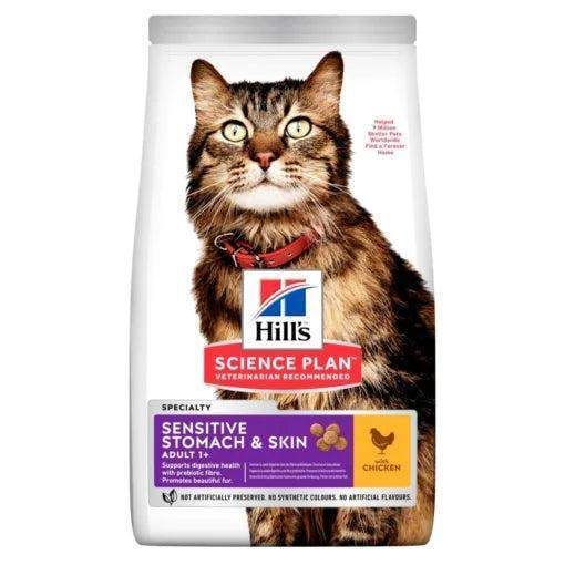 Hill's Science Plan Sensitive Stomach & Skin – Croquettes chat 1,5 kg