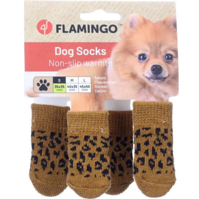 Chaussettes pour chien marron, taille S – La Passion Canine Maroc