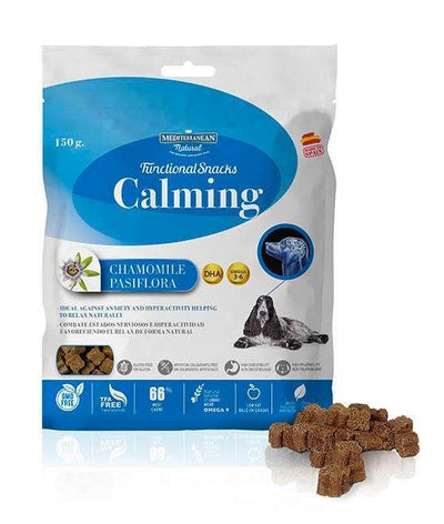 Mediterranean Natural – Snack fonctionnel calmant chien 150 g – La Passion Canine Maroc