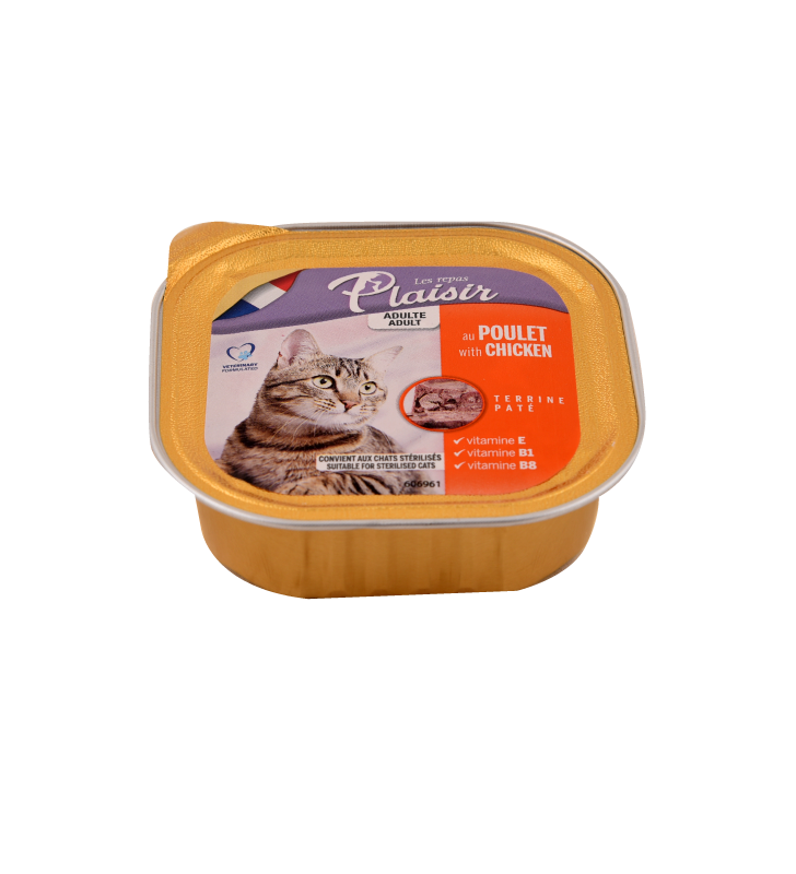 Repas Plaisir Care – Pâté chat au poulet 100 g