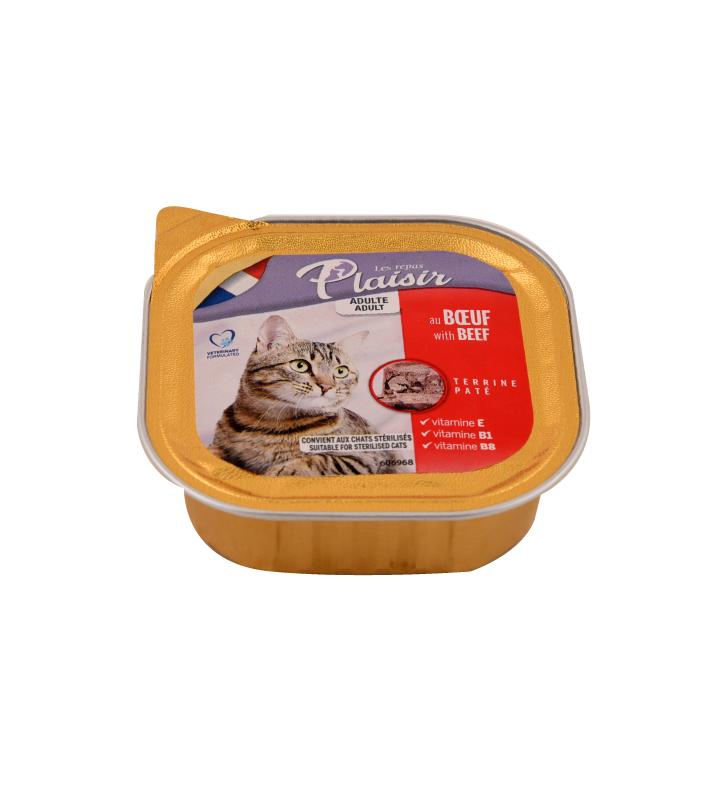 Repas Plaisir Care Chat stérilisé – Pâté au bœuf 100 g
