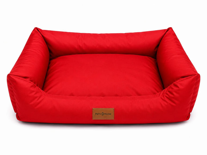Coussin imperméable pour chien – Rouge taille M