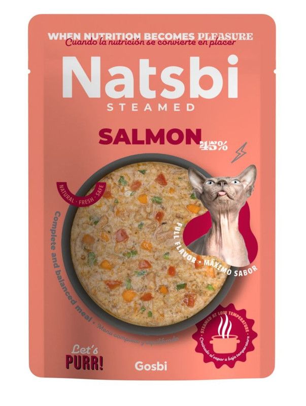 Natsbi Salmon Pour Chat Adult 80g