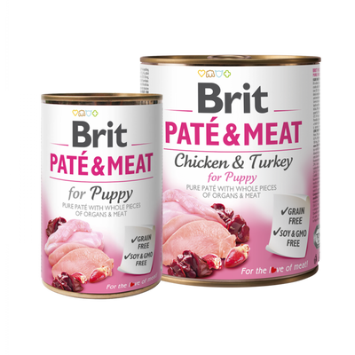 BRIT PAT√â CHICKEN AND TURKEY PUPPY 400G