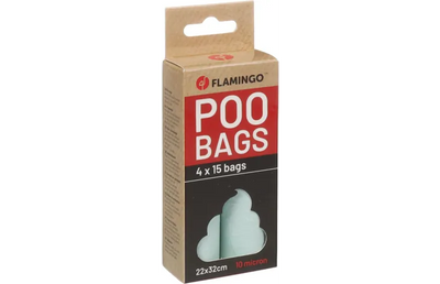 Sac √† d√©jections Basic Pastel Vert 4 x15 BAGS