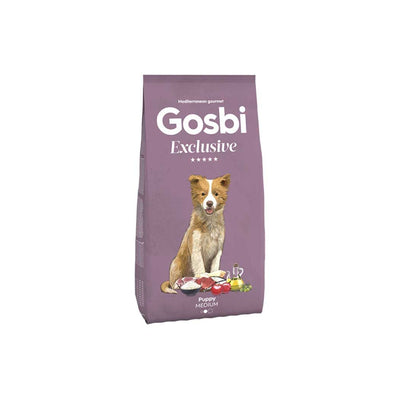 Gosbi Exclusive Puppy Medium – Croquettes chiot race moyenne 500 g – La Passion Canine Maroc