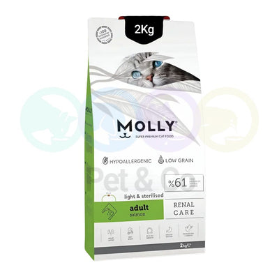 Molly – Croquettes chat stérilisé soin rénal au saumon – La Passion Canine Maroc