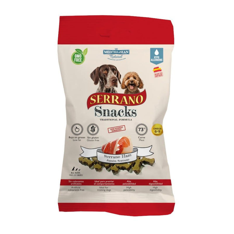 Serrano Snack – Friandises pour chien à la viande de cerf 100 g