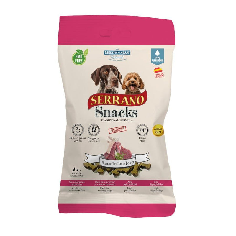 Serrano Snack – Friandises pour chien à l'agneau 100 g