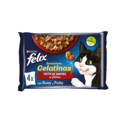 felix boeuf gelatine x4pcs